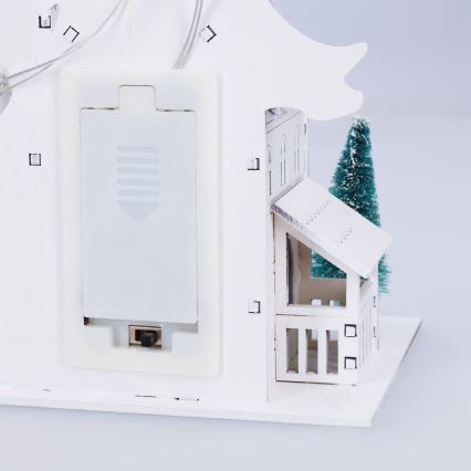Brilagi - Božićna LED dekoracija crkvica LED/2xAA