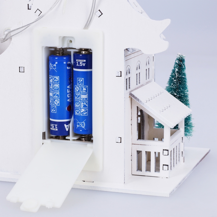 Brilagi - Božićna LED dekoracija crkvica LED/2xAA