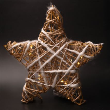 Brilagi - Božićna LED dekoracija LED/2xAA 30x28 cm zvijezda