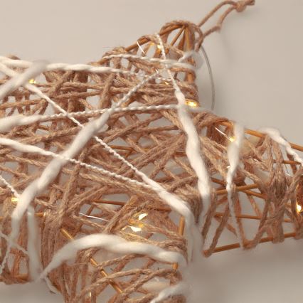 Brilagi - Božićna LED dekoracija LED/2xAA 30x28 cm zvijezda