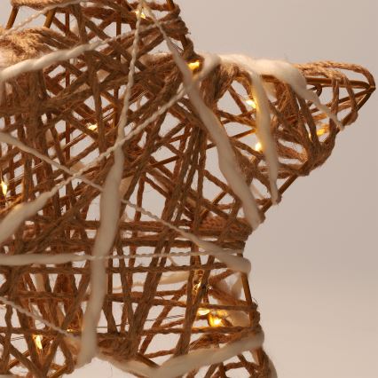 Brilagi - Božićna LED dekoracija LED/2xAA 30x28 cm zvijezda