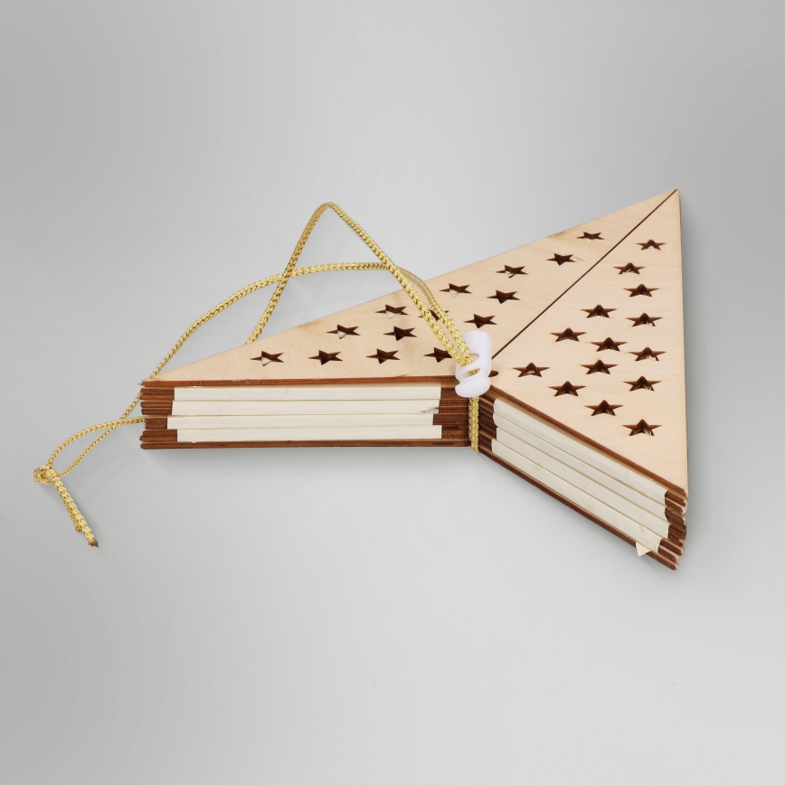 Brilagi - Božićna LED dekoracija LED/3xAA 62x40 cm zvijezda