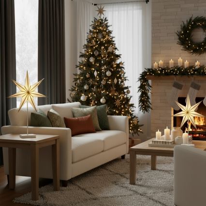 Brilagi - Božićni LED ukras LED/3xAA 66x40 cm zvijezda