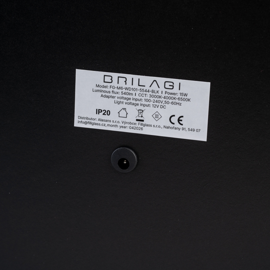 BRILAGI - LED prigušivo ogledalo za šminkanje CALIFORNIA LED/22W/230V 3000/4000/6500K 58x43 cm bijela
