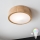 Brilagi - CARVALHO LED RGBW prigušivo stropno svjetlo 1xE27/9W/230V 2700-6500K Wi-Fi hrast prom. 27,5 cm