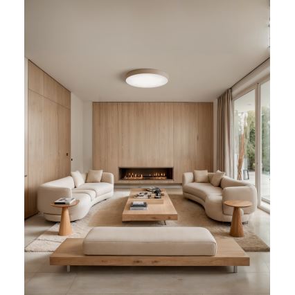 Brilagi - Stropna svjetiljka sa senzorom CLARE 5xE27/24W/230V promjer 60 cm bež