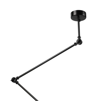 BRILAGI - crni LED podesiv luster na šipci IRONBEAM 1xE27/60W/230V