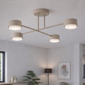 Brilagi - Crni stropni luster MONO 4xGX53/12W/230V