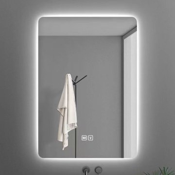 Brilagi - DIANA LED 60x40 cm: prigušivo grijano kupaonsko ogledalo s pozadinskim LED osvjetljenjem, 13W/230V, 3000/4000/6500K, IP44