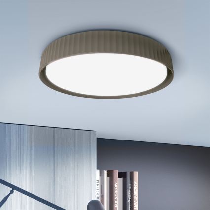 Brilagi - LED prigušivo stropno svjetlo LUCIA LED/48W/230V 3000-6500K prom. 41 cm taupe + daljinski upravljač
