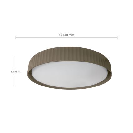 Brilagi - LED prigušivo stropno svjetlo LUCIA LED/48W/230V 3000-6500K prom. 41 cm taupe + daljinski upravljač