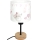 Brilagi - Dječja stolna lampa BOBO WOOD 1xE27/25W/230V hrast/crna/krem/zečići