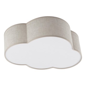Brilagi - Dječja stropna svjetiljka NIMBUS LINEN 2xE27/15W/230V bež