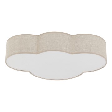 Brilagi - Dječja stropna svjetiljka NIMBUS LINEN 4xE27/15W/230V bež