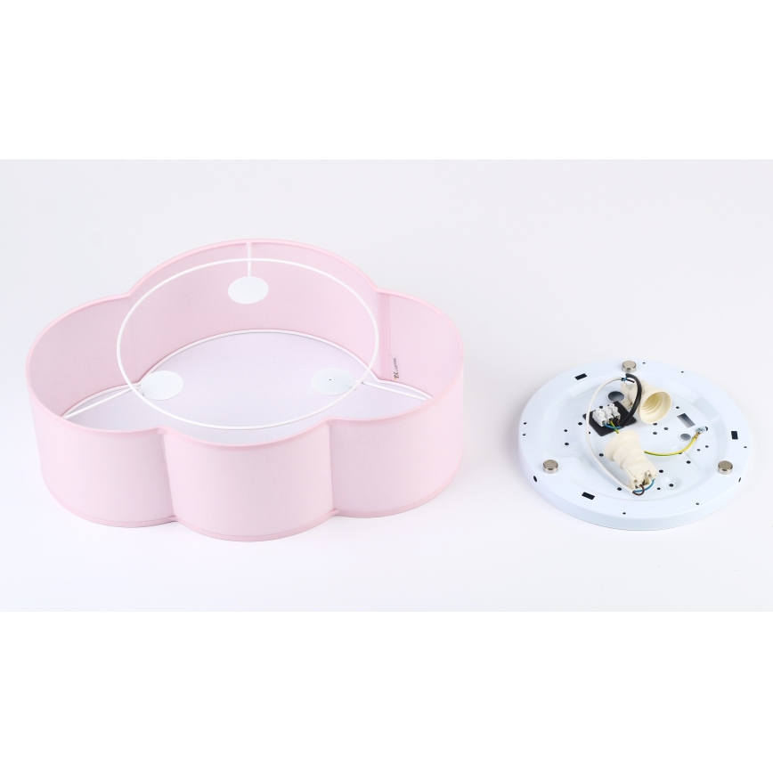 Brilagi - Dječja stropna svjetiljka NIMBUS MINI 2xE27/15W/230V 31x43 cm ružičasta