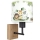 Brilagi - Dječja zidna lampa BOBO WOOD 1xE27/25W/230V hrast/crna/bijela/zelena/džungla