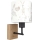 Brilagi - Dječja zidna svjetiljka BOBO WOOD 1xE27/25W/230V hrast/crna/bijela/zečići