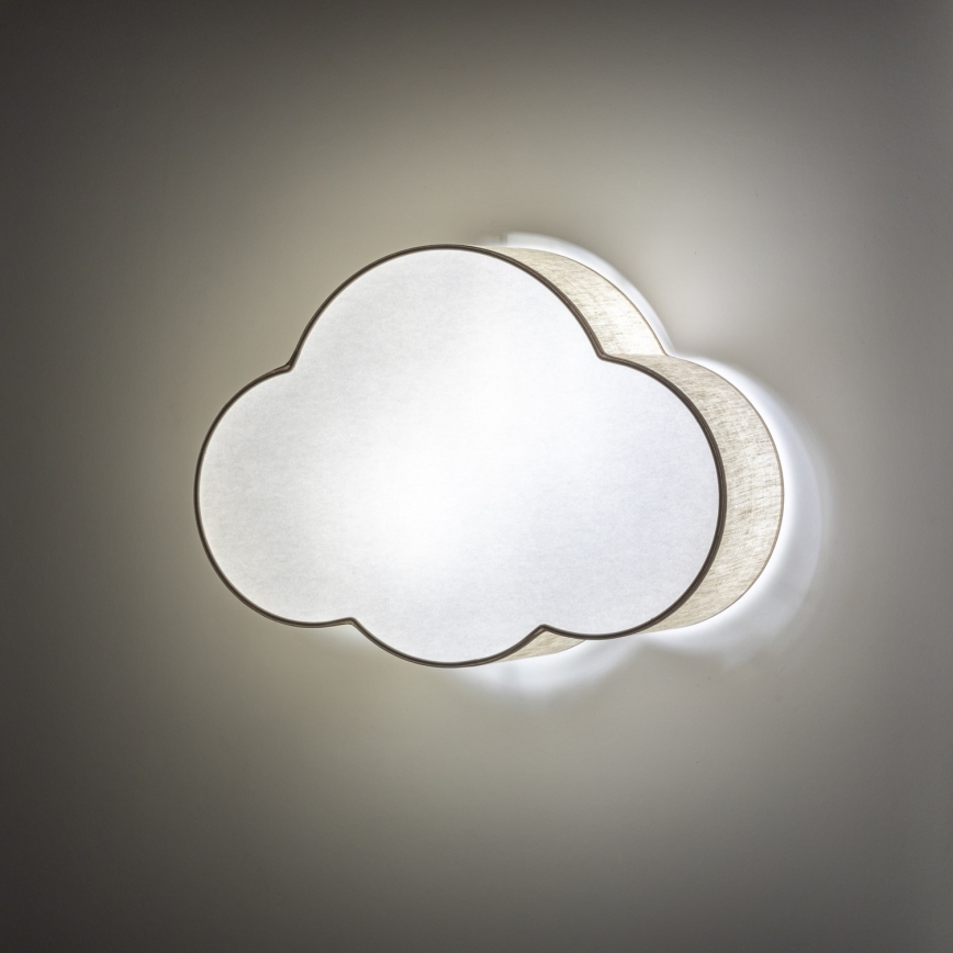 Brilagi - Dječje stropno svjetlo NIMBUS MINI 2xE27/15W/230V 31x43 bež