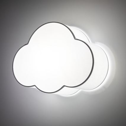 Brilagi - Dječje stropno svjetlo NIMBUS MINI 2xE27/15W/230V sivo