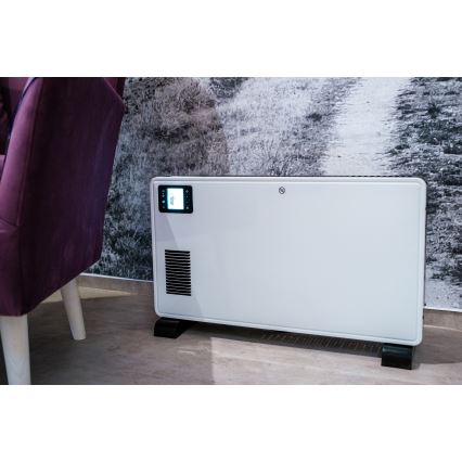 Brilagi - Električna konvektorska grijalica 1000/1300/2300W LCD/timer/TURBO/termostat bijela + DU