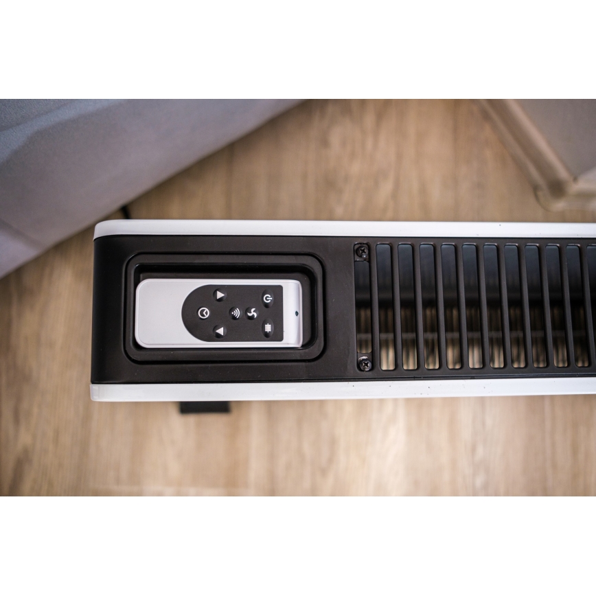 Brilagi - Električna konvektorska grijalica 1000/1300/2300W LCD/timer/TURBO/termostat bijela + DU