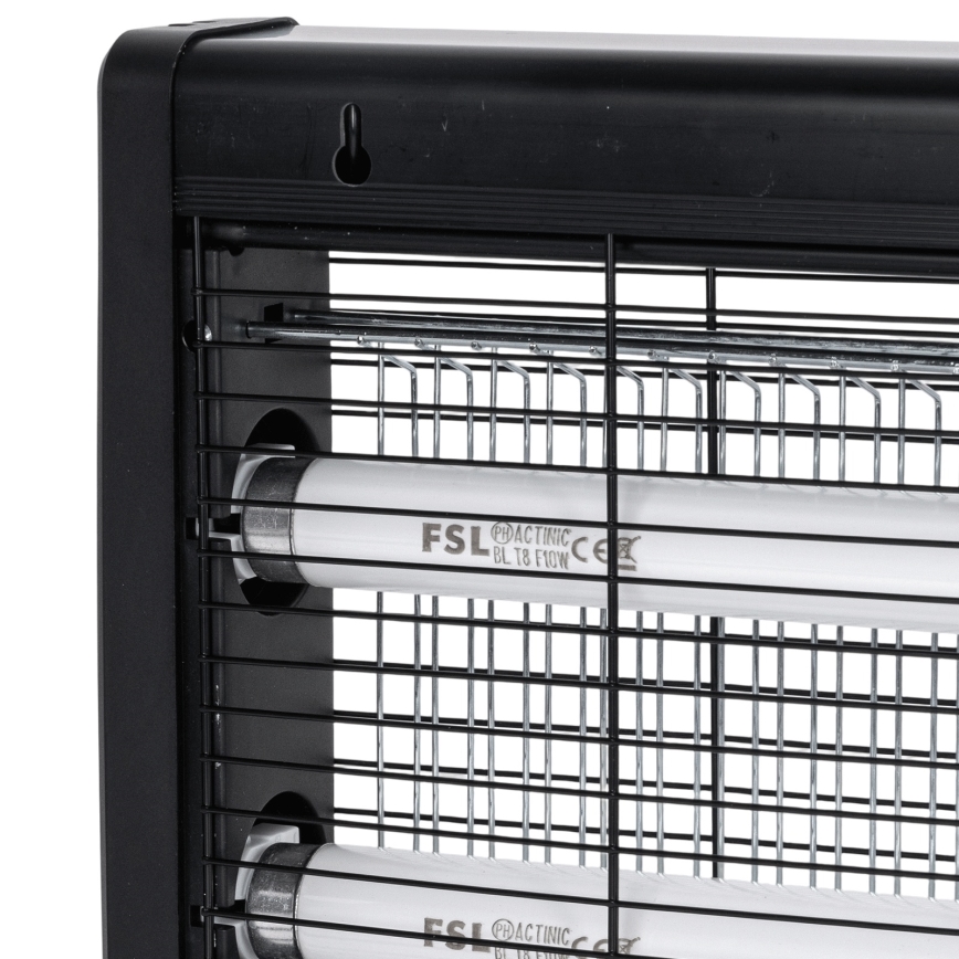 Brilagi - Električni lapač insekata 2xUV/10W/230V 60 m2 crni