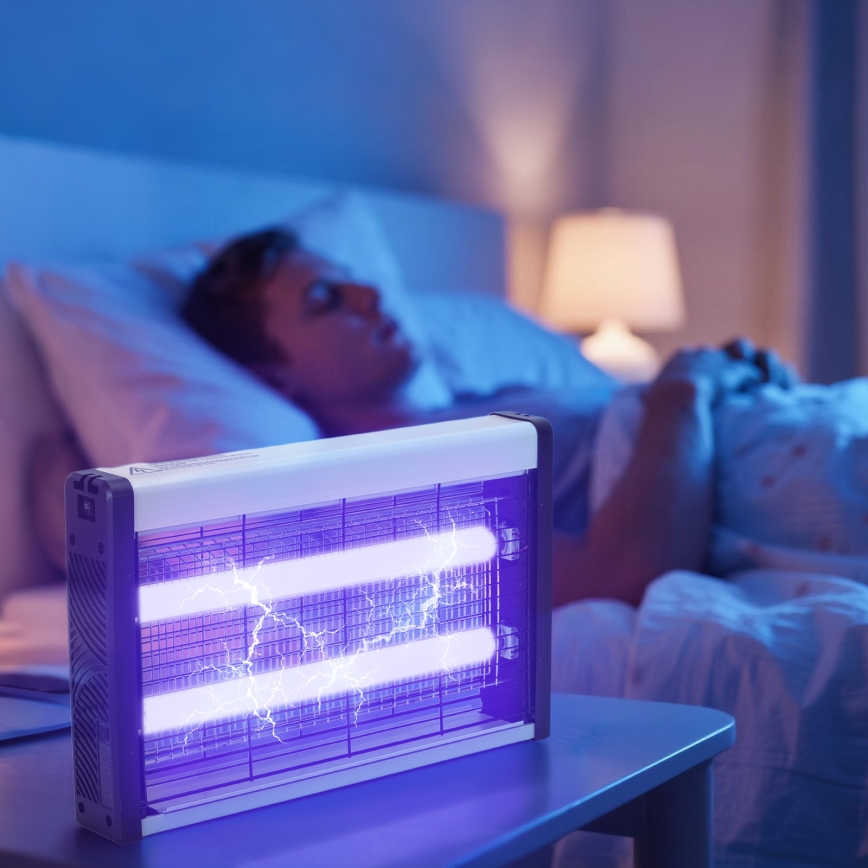 Brilagi - Električni lapač insekata 2xUV/18W/230V 100 m2