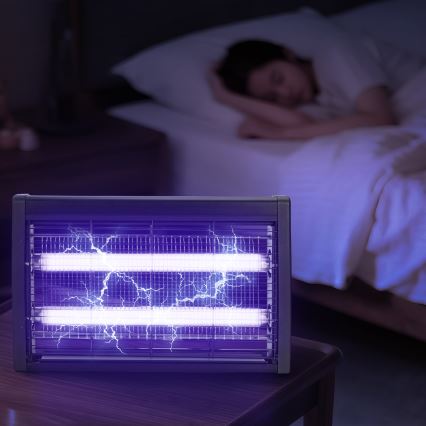 Brilagi - Električni lapač kukaca 2xUV/10W/230V 60 m2