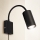 Brilagi - Fleksibilna zidna lampa s prekidačem SELE 1xGU10/30W/230V crna