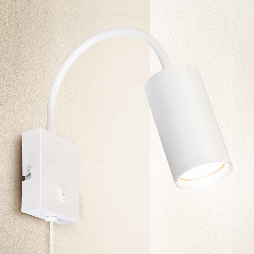 Brilagi - Fleksibilna zidna lampa SELE 1xGU10/30W/230V bijela