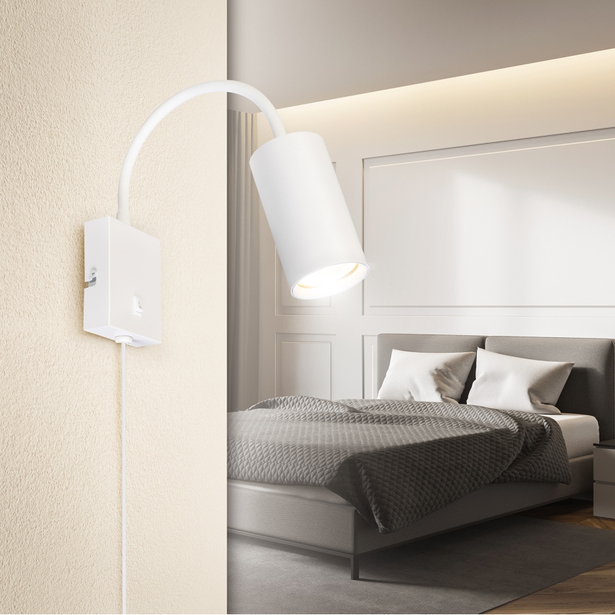 Brilagi - Fleksibilna zidna lampa SELE 1xGU10/30W/230V bijela