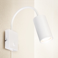 Brilagi - Fleksibilna zidna svjetiljka s prekidačem SELE 1xGU10/30W/230V bijela