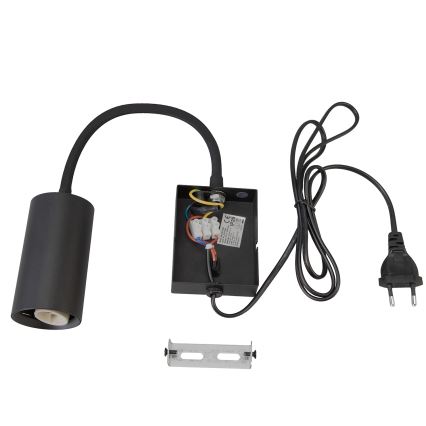 Brilagi - Fleksibilna zidna lampa s prekidačem SELE 1xGU10/30W/230V crna