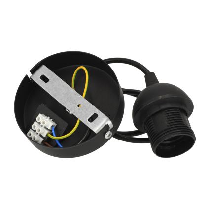 Brilagi - Kabel za napajanje PARTY 1xE27/60W/230V, promjer 10 cm, crni