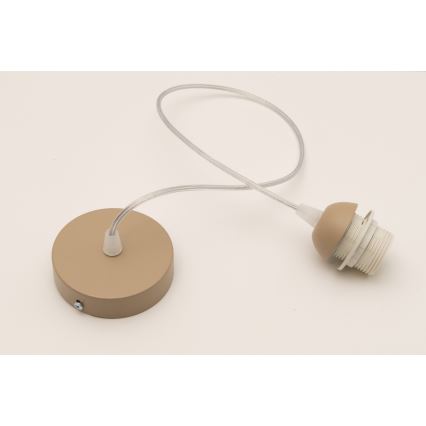 Brilagi - Kabel za napajanje PARTY 1xE27/60W/230V, Ø 10 cm, bež