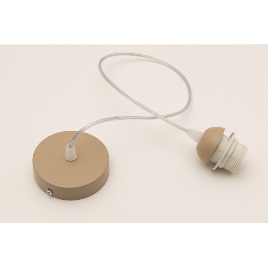 Brilagi - Kabel za napajanje PARTY 1xE27/60W/230V, Ø 10 cm, bež