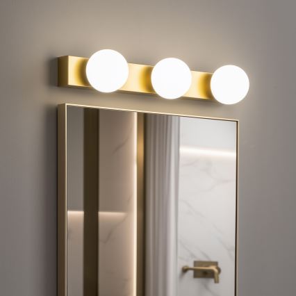 BRILAGI - SET 2x LED Zidna kupaonska svjetiljka HOLLYWOOD 3xLED/3W/230V 39 cm IP44 zlatna