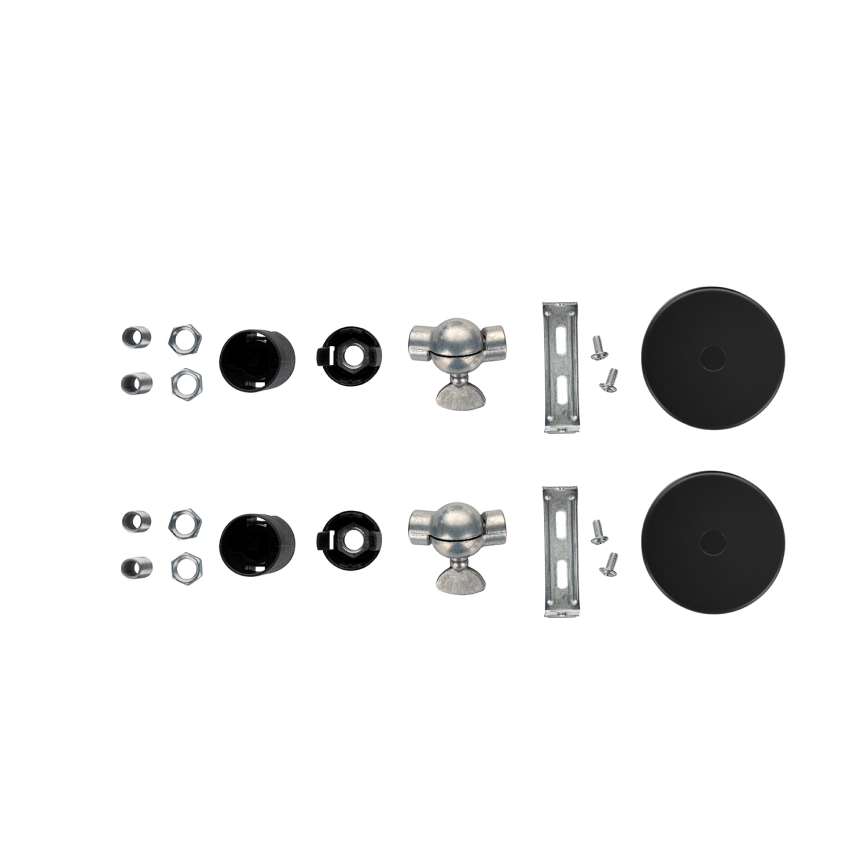 Brilagi - KOMPLET 2x zidnih svjetiljki WABI SABI 1xE14/40W/230V crne