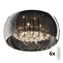 Brilagi  - Kristalna stropna svjetiljka JEWEL 6xG9/42W/230V