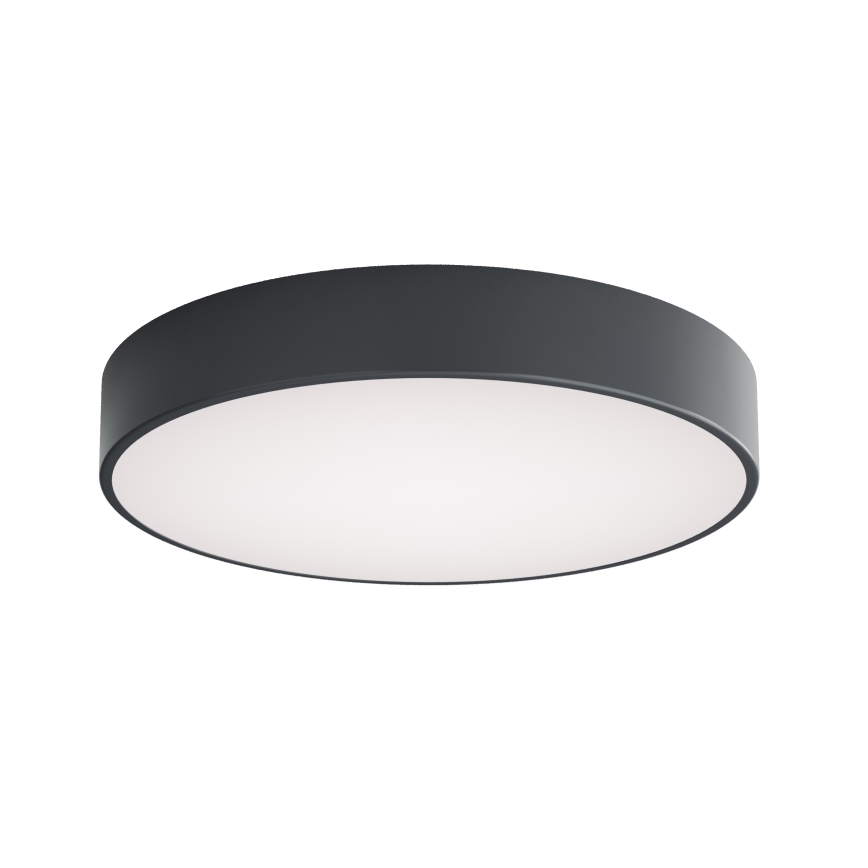 Brilagi - Stropna kupaonska svjetiljka s senzorom pokreta i sumraka CLARE 4xE27/24W/230V pr. 50 cm antracit IP54