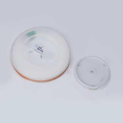 Brilagi - LED stropno svjetlo za kupaonicu ULTRA TANAK LED/18W/230V promjer 30 cm ružičasto zlato IP54