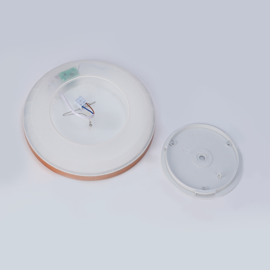 Brilagi - LED stropno svjetlo za kupaonicu ULTRA TANAK LED/18W/230V promjer 30 cm ružičasto zlato IP54