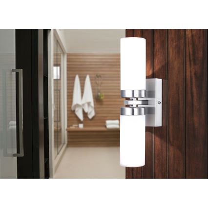Brilagi - Kupaonska zidna svjetiljka RAY 2xE14/40W/230V IP44