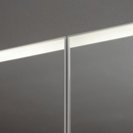 BRILAGI - Kupaonski ormarić s ogledalom i integriranim LED osvjetljenjem TRABIA DOUBLE 60x70 cm