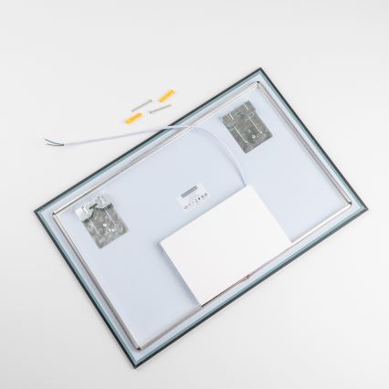 Brilagi - LED kupaonsko ogledalo SUELLO LED/20W/230V 40x60 cm crno IP44 CRI 90 prigušivo + CCT