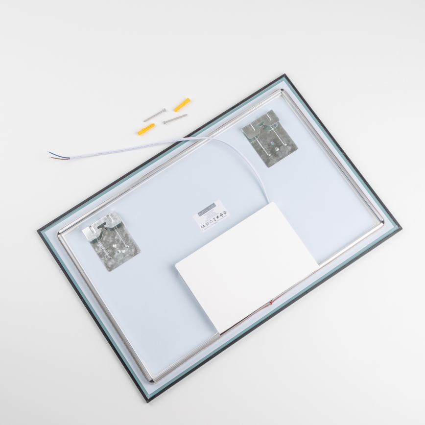 Brilagi - LED kupaonsko ogledalo SUELLO LED/20W/230V 40x60 cm crno IP44 CRI 90 prigušivo + CCT