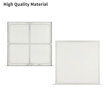 Brilagi - LED stropna svjetiljka za kupaonicu FRAME LED/50W/230V 3000/4000/6000K 60x60 cm IP44 srebrna