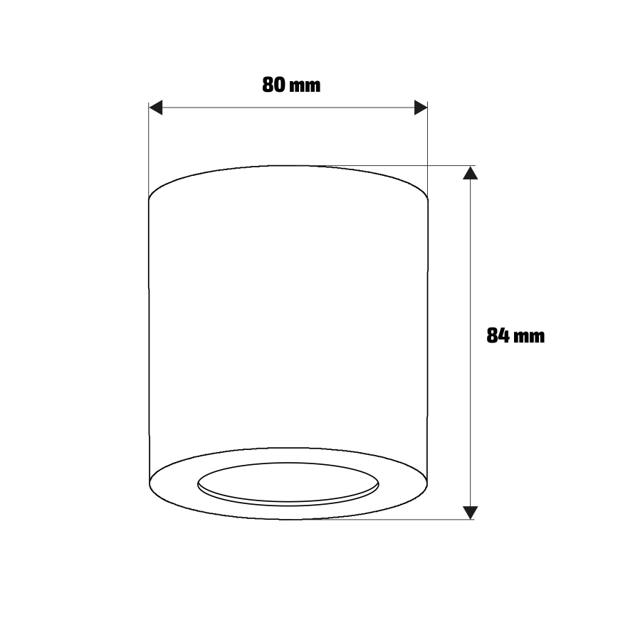 Brilagi - Kupaonsko spot svjetlo MIA 1xGU10/30W/230V 84x80 mm zlatno IP54
