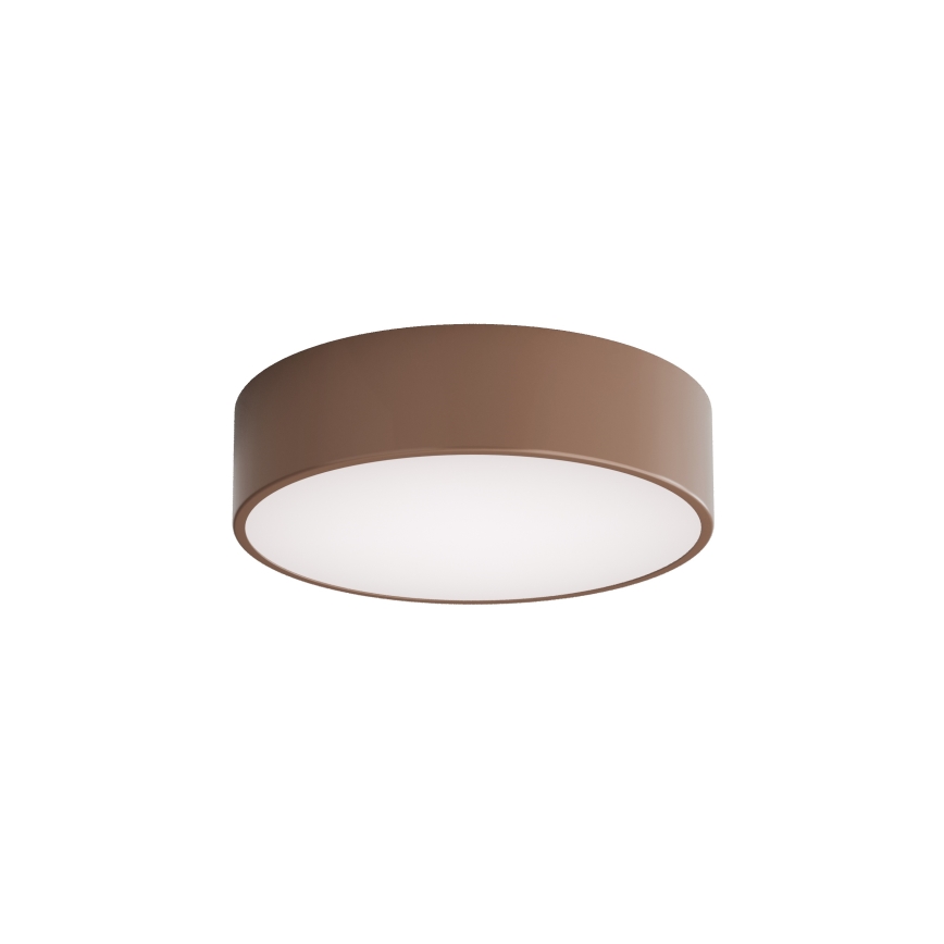 Brilagi - Stropna svjetiljka za kupaonicu CLARE s senzorom pokreta i sumraka 2xE27/24W/230V, promjer 30 cm, smeđa, IP54