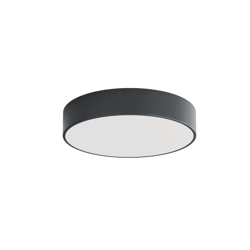 Brilagi - Stropno svjetlo za kupaonicu sa senzorom pokreta i sumraka CLARE 3xE27/24W/230V Ø 40 cm antracit IP54